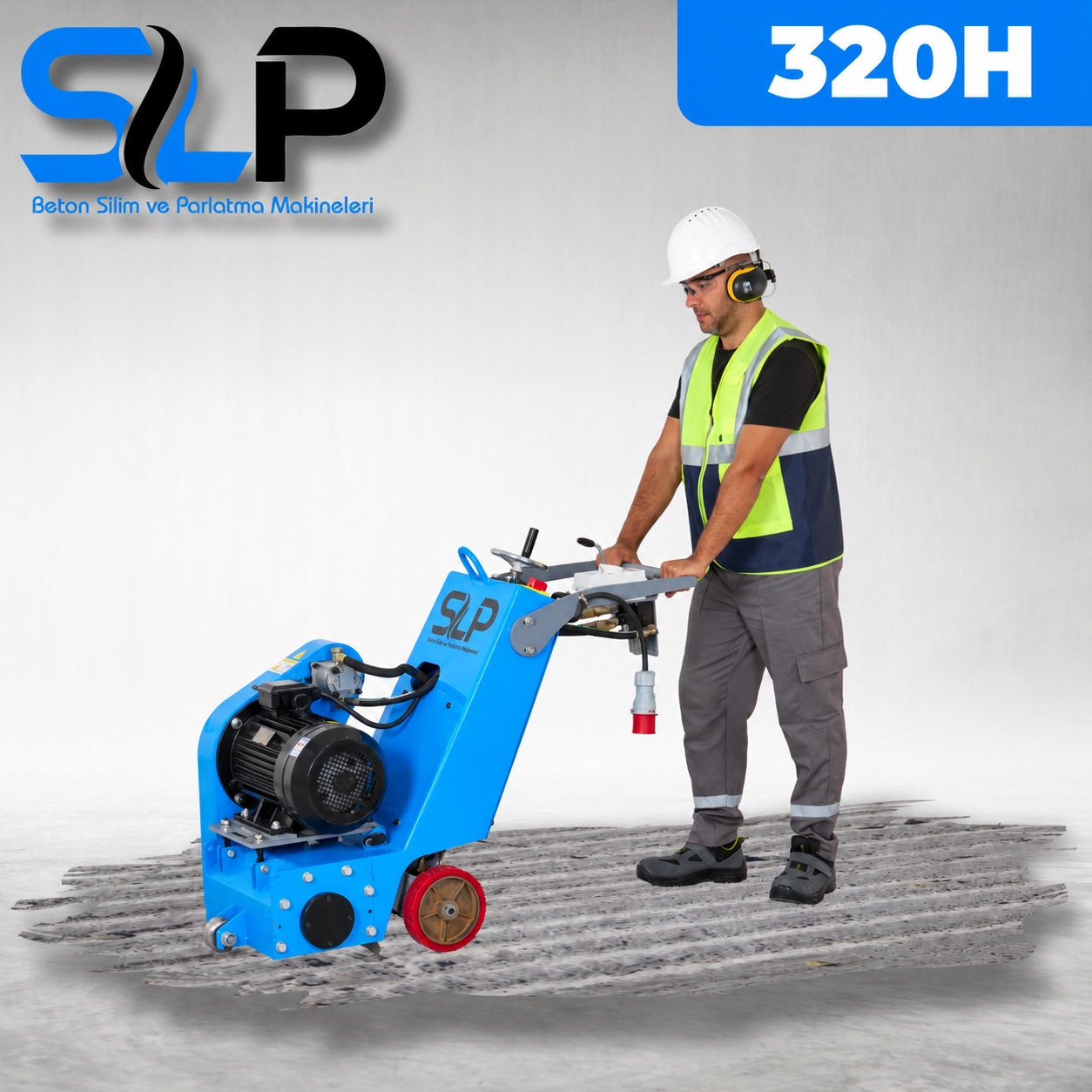 beton silim parlatma makinesi SLP 320H Freze Makinesi